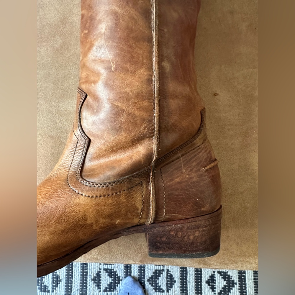Frye Melissa Button 2 knee high riding boots size 10 - Picture 11 of 16